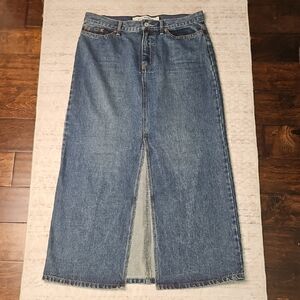 Gap Denim Maxi Skirt